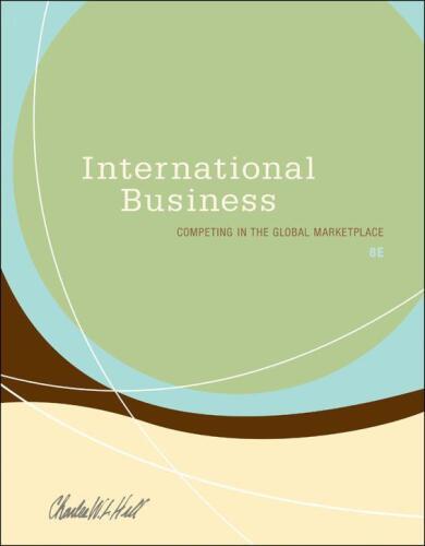 International Business: Competing In The Global Marketplace