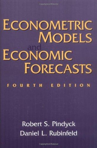 Econometric Models And Economic Forecasts