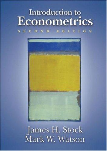 introduction to econometrics 2nd edition james h. stock, mark w. watson 0321278879, 9780321278876