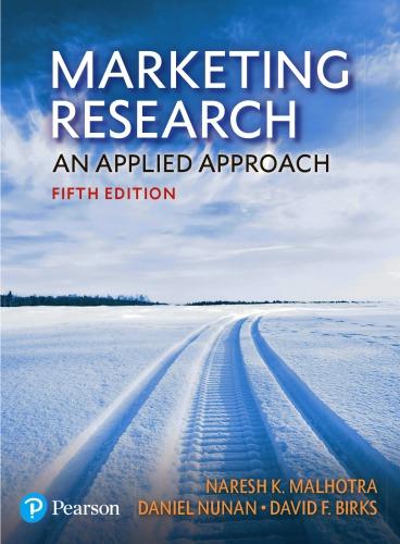 Marketing Research: An Applied Approach