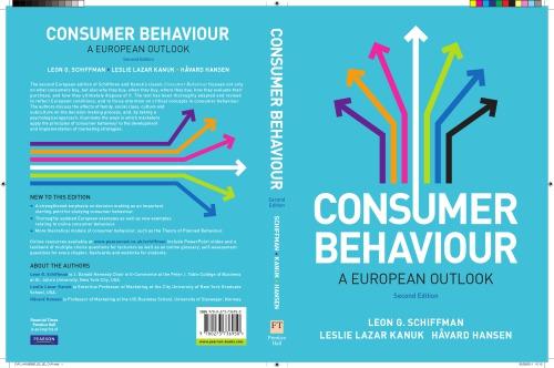 consumer behaviour: a european outlook 2nd edition leon g. schiffman 9780273736950