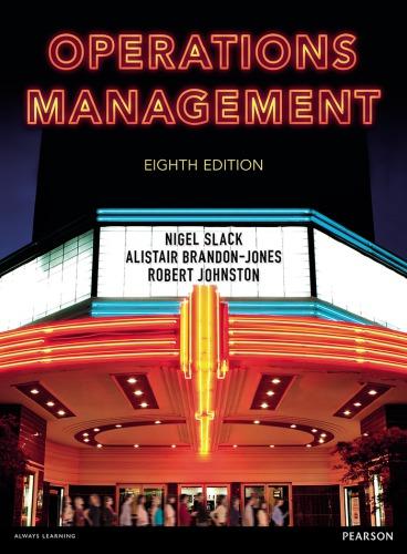 operations management 8th edition nigel slack ,  alistair brandon jones  , robert johnston 9781292098678,