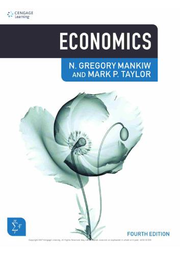 economics 4th edition n. gregory mankiw & mark p. taylor 9781473725331