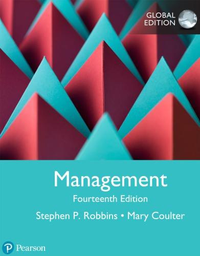 management 14th edition, global edition robbins, stephen p, coulter, mary k(contributor) 1292215836,