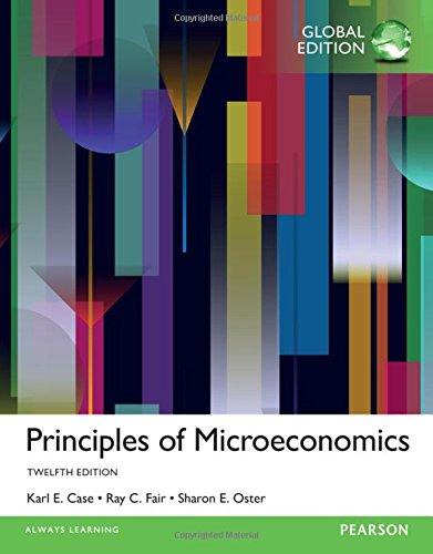 principles of microeconomics 12th global edition karl e. case, sharon e. oster, ray c. fair 9781292152691