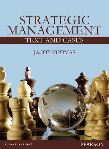 strategic management 1st edition jacob thomas 933253540x, 9789332535404