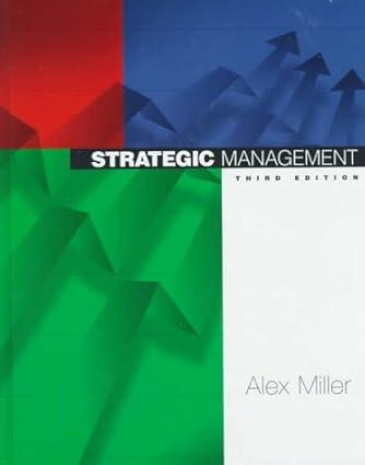 strategic management 3rd edition alex miller 0070430144, 9780070430143