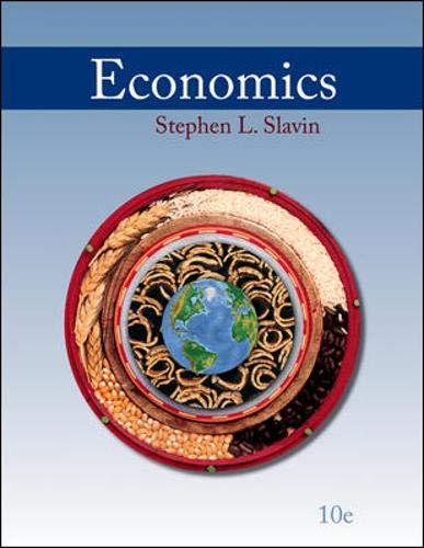 economics 10th edition stephen slavin 9780073511429