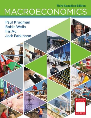 macroeconomics 3rd canadian edition paul krugman, robin wells, iris au, jack parkinson 9781319120085