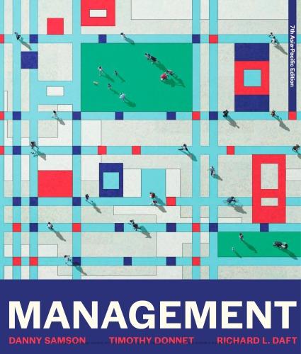 management 7th edition danny samson, timothy donnet, richard l. daft 0170292363, 9780170444040