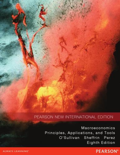 macroeconomics principles applications and tools 8th pearson new international edition arthur o'sullivan,