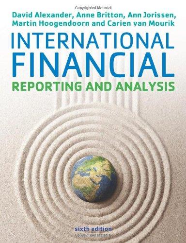 international financial reporting and analysis 6th edition ann jorissen, anne britton, david alexander