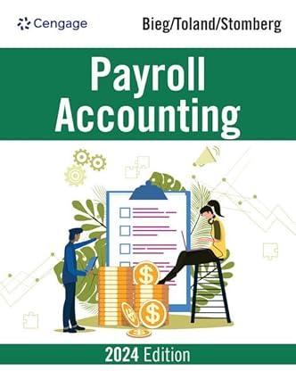 payroll accounting 2024 34th edition bernard j bieg, bridget stomberg 0357901053, 978-0357901052