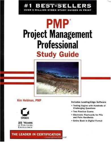 pmp: project management professional study guide 1st edition kim heldman 1789265428, 978-1789265422