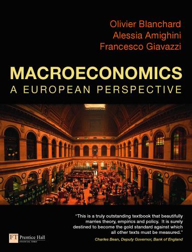 macroeconomics: a european perspective 1st edition olivier blanchard, alessia amighini, francesco giavazzi