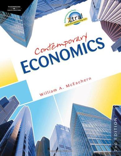 contemporary economics 2nd edition william a. mceachern 9780538444958