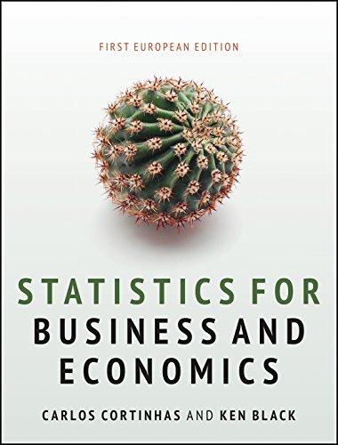 Statistics For Business And Economics