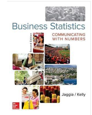 business statistics communicating with numbers 3rd edition sanjiv jaggia 0078020557, 9780078020551