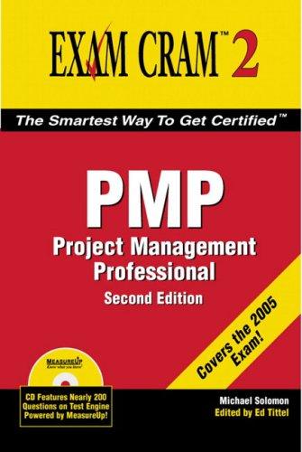 pmp exam cram 2 2nd edition michael r. solomon 9780789734624, 0789734621