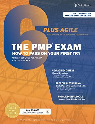 The PMP Exam: How To Pass On Your First Try (Test Prep Series)