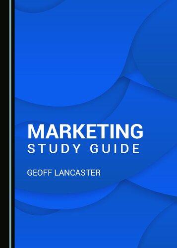 marketing study guide 1st edition geoff lancaster 1527508064, 9781527508064