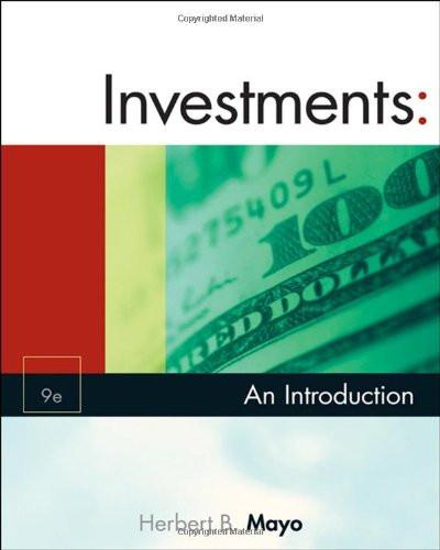 investments an introduction 9th edition herbert b mayo 0324561265, 978-0324561265