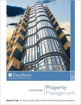 property management 9th edition robert c. kyle, marie s. spodek, floyd m. baird 1427747903, 978-1427747907