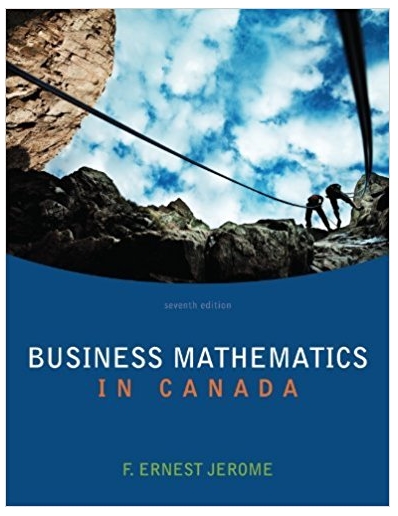 business mathematics in canada 7th edition ernest jerome 978-0071091411, 71091416, 978-0070009899