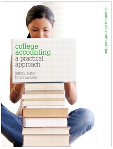 college accounting a practical approach 11th canadian edition jeffrey slater, brian zwicker 132564440,