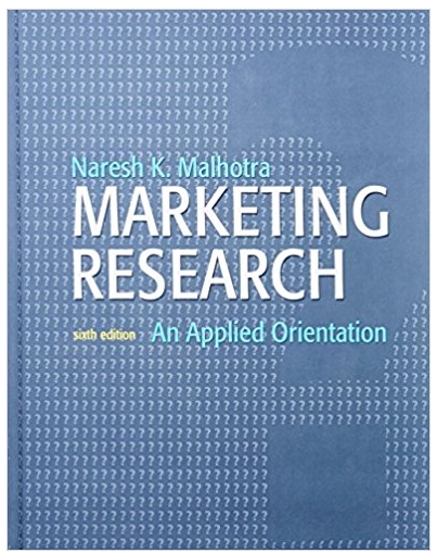 marketing research an applied orientation 6th edition naresh k malhotra 136085431, 978-0136085430