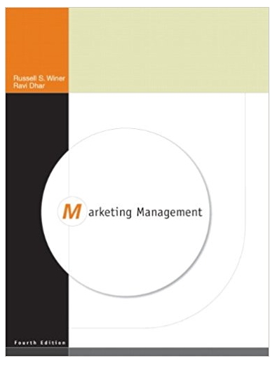 marketing management 4th edition russell s. winer, ravi dhar 136074898, 978-0136074892