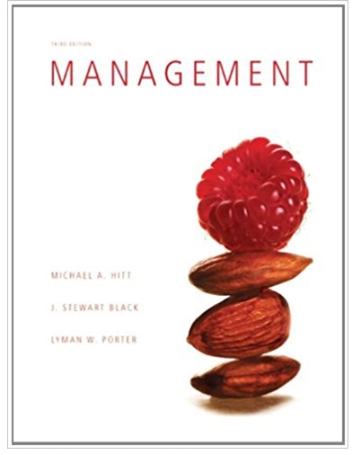 management 3rd edition michael a. hitt, stewart black, lyman w. porter 132553287, 978-0132553285