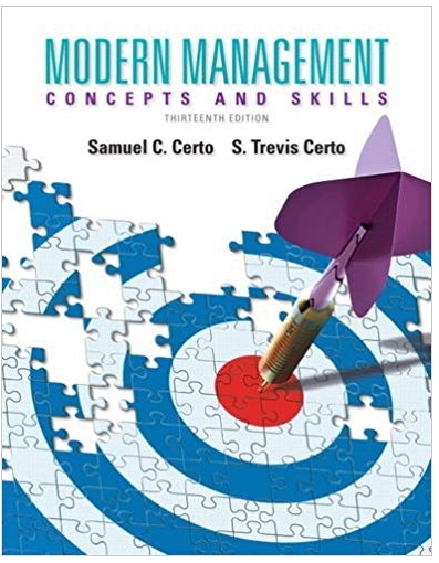 modern management concepts and skills 13th edition samuel c. certo 133059928, 978-0133059922