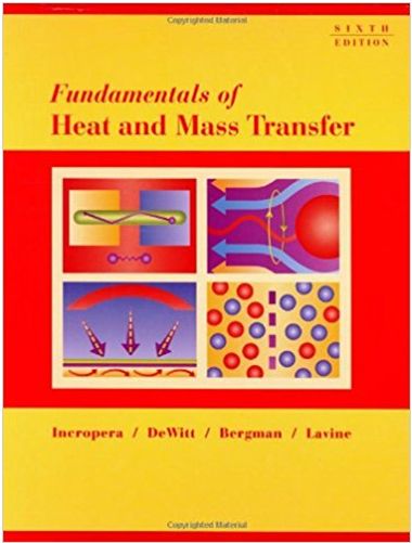 Fundamentals of  Heat and Mass Transfer