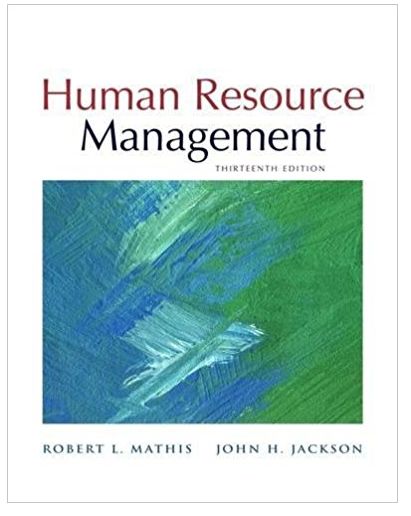human resource management 13th edition robert l. mathis, john h. jackson 053845315x, 978-0538453158