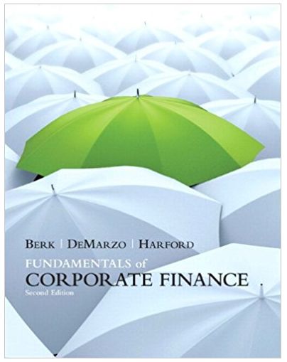 fundamentals of corporate finance 2nd edition berk, demarzo, harford 132148234, 978-0132148238