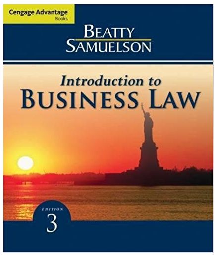 introduction to business law 3rd edition jeff rey f. beatty, susan s. samuelson 978-0324826999, 0324826990