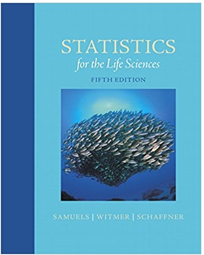 Statistics for the Life Sciences