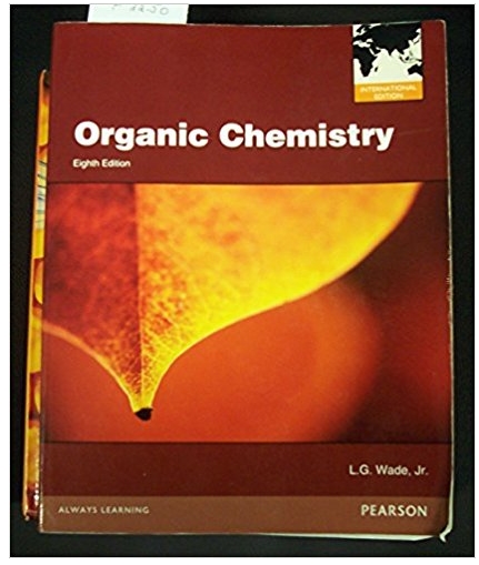 organic chemistry 8th edition l. g. wade jr. 321768418, 978-0321768414