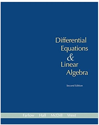 differential equations and linear algebra 2nd edition jerry farlow, james e. hall, jean marie mcdill, beverly