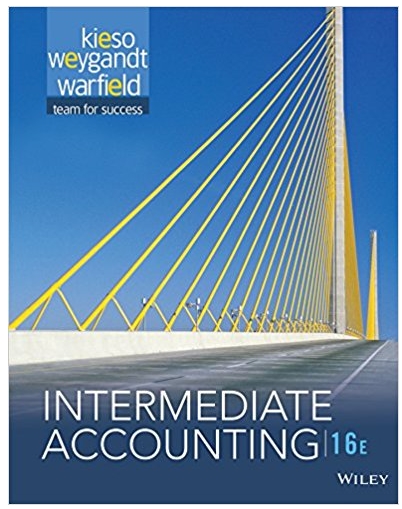 intermediate accounting 16th edition donald e. kieso, jerry j. weygandt, terry d. warfield 1118742974,