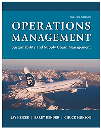  Operations Management Sustainability and Supply Chain Management