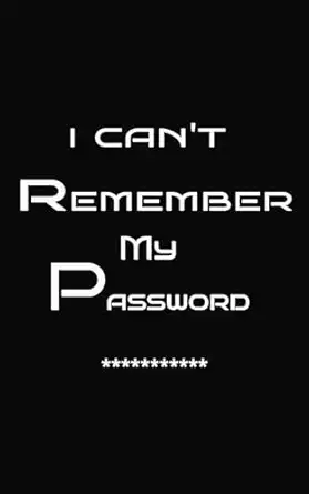 i cant remember my password organizer log book notebook for keeping website username and password logins with
