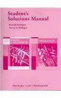 students solutions manual for a graphical approach to algebra and trigonometry and a graphical approach to
