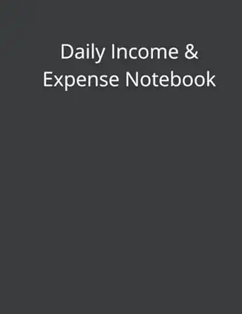 small business personal ledgers book keep daily spending/ track income and expense organizer logbook for