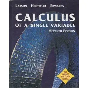 calculus of a single variable 7th edition ron larson 0618149430, 978-0618149438