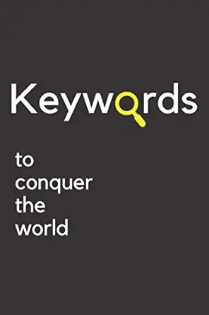 keyword research planner a notebook for planning your online marketing campaigns and seo strategy 1st edition