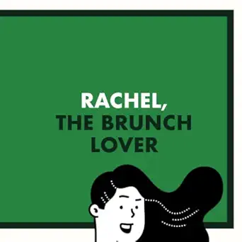 rachel the brunch lover personalised gifts for women and friends called rachel nom books 979-8392577927