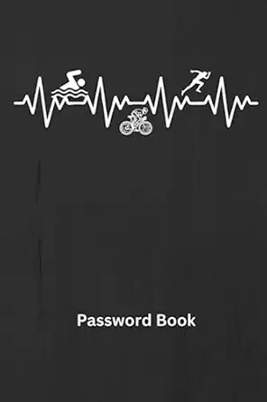 black password book with alphabetical tabs for triathlon triathlete 1st edition khurram zeeshan b0c9s7p2s9