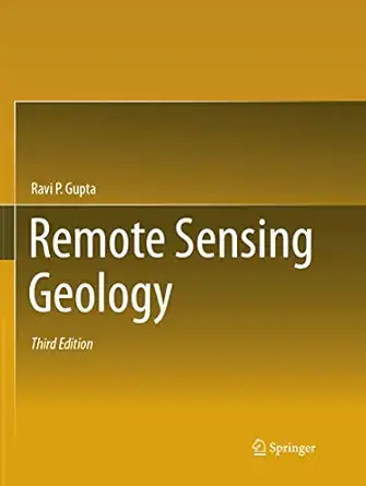 remote sensing geology 1st edition ravi p gupta 3662572540, 978-3662572542